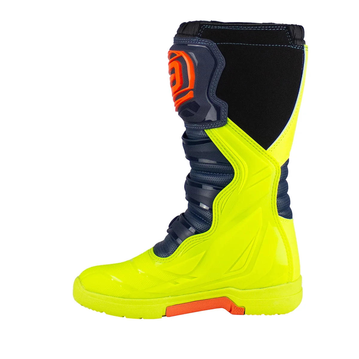 Bota ASW Image Enduro Amarelo Fluor/Marinho/Laranja - Spinelli